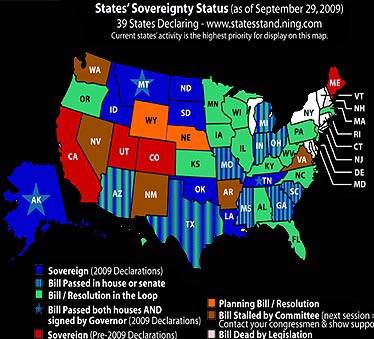 State Sovereignty Map